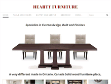 Tablet Screenshot of heartyfurniture.com